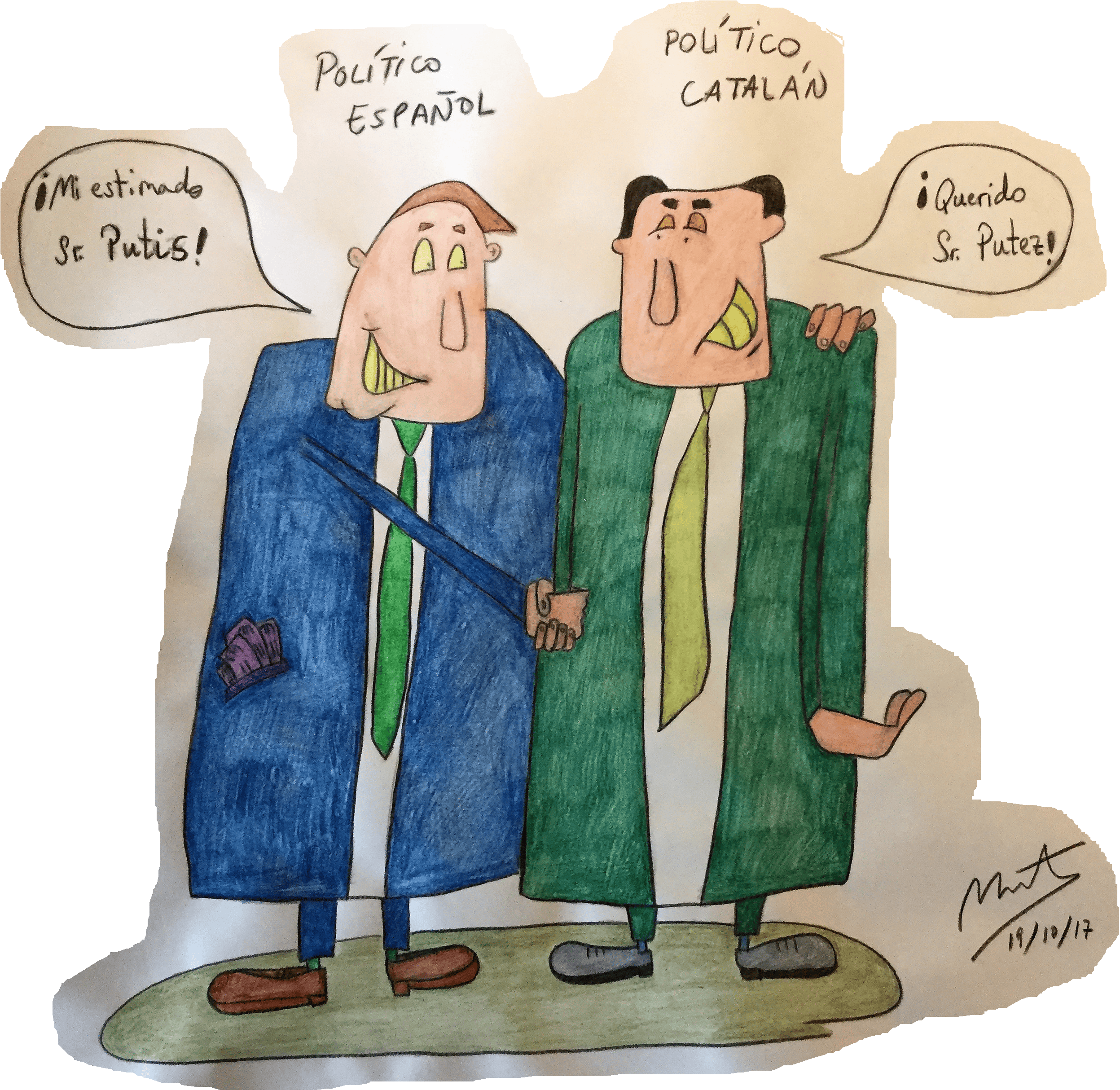 viñeta, político español y catalán3