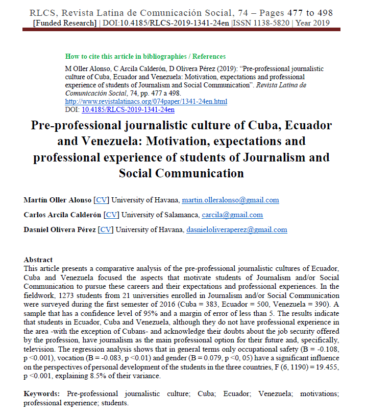 article students in c-e-v, motivations 2019,2