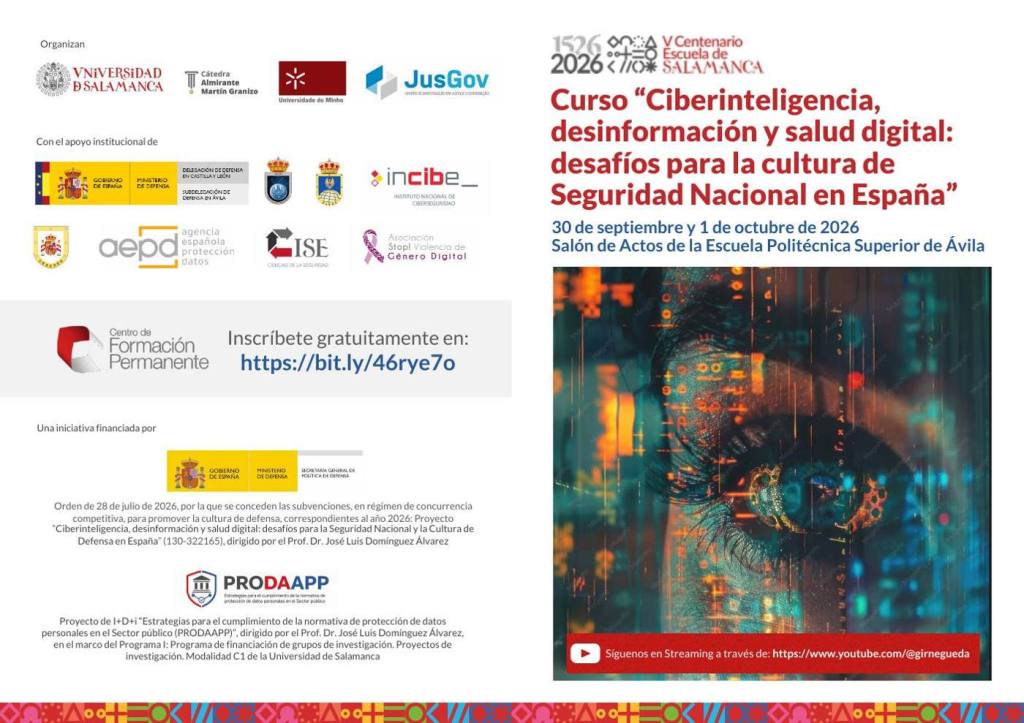 Ciberinteligencia, desinformación y salud digital: del aula de Seguridad y Medios al debate sobre Seguridad Nacional