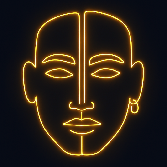 Rostro dorado I · Martín Oller Alonso
