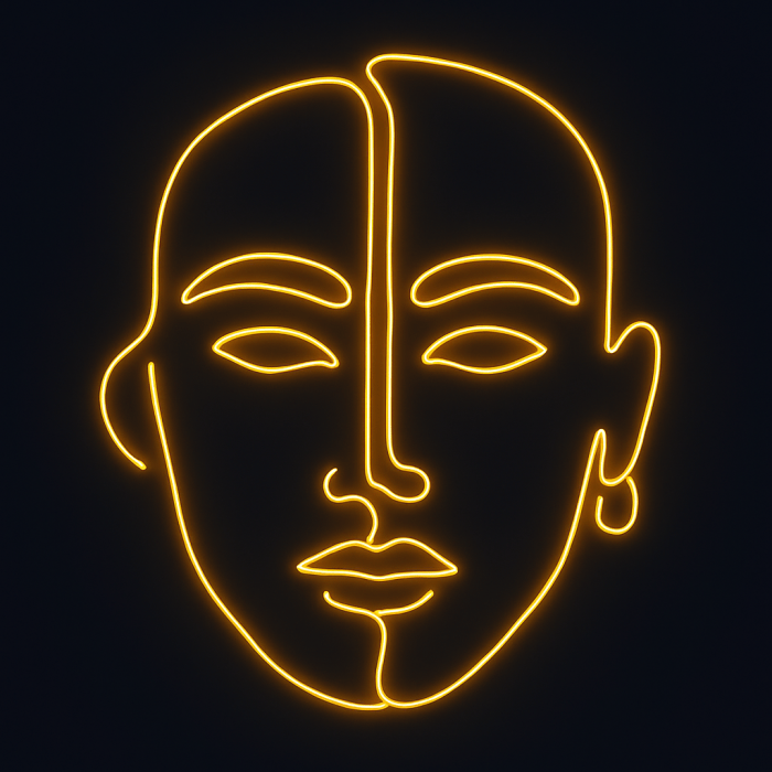 Rostro dorado II · Martín Oller Alonso