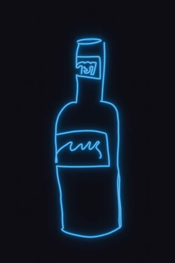 Botella azul · Martín Oller Alonso