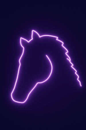 Caballo violeta