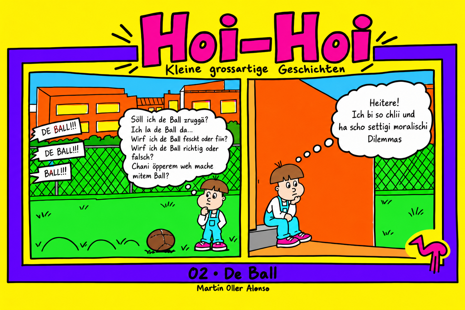 Hoi-Hoi, historia 02: De Ball. Diego y sus dilemas morales al devolver un balón.